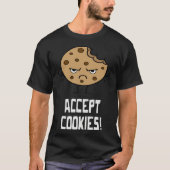 T-shirt Accept Cookies Front End Developer Web Designer (Devant)