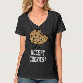 T-shirt Accept Cookies Front End Developer Web Designer (Devant)