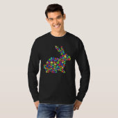 T-shirt Accept Understand Love Bunny Autism Awareness East (Devant entier)
