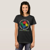 T-shirt Acceptance Inclusion Respect Love Support Autism A (Devant entier)