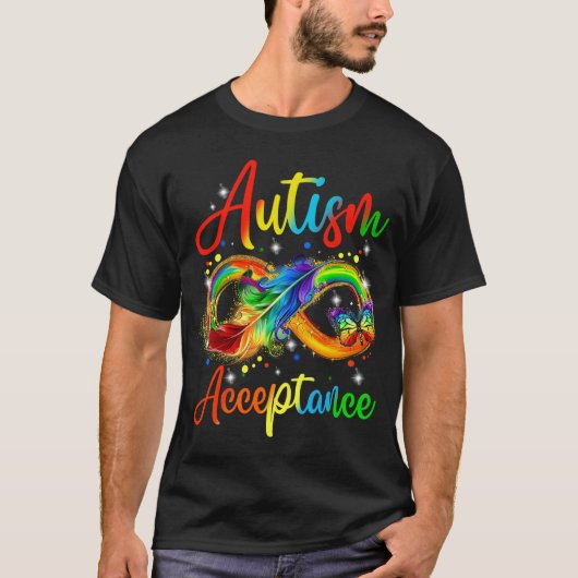 T-shirt acceptation de l'autisme (Devant)