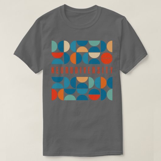 T-shirt acceptation de l'autisme de la neurodiversité (Design devant)