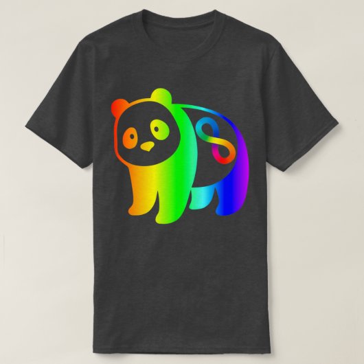 T-shirt Acceptation de l'autisme de Panda (Design devant)