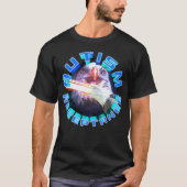 T-shirt Acceptation de l'autisme Laser Space Eagle Maxing (Devant)