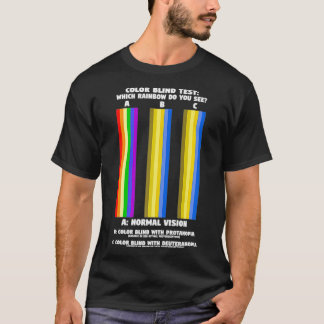 T-shirt Accepted Colorblind Color Blind Love Fun himouto f