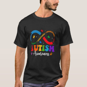 T-shirt Accepter Comprendre Amour Cœur Infini Autisme Sens