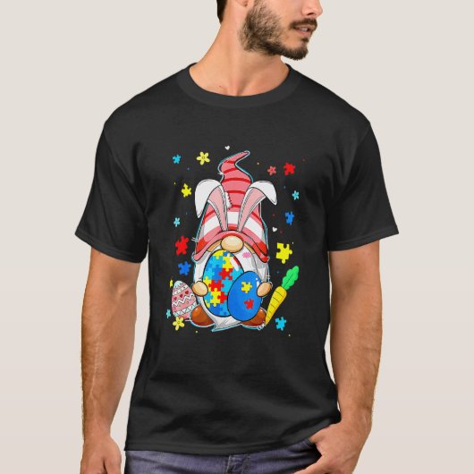 T-shirt Accepter Comprendre Amour Gnome Sensibilisation à (Devant)