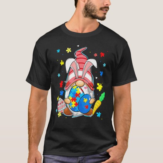 T-shirt Accepter Comprendre Amour Gnome Sensibilisation à (Devant)