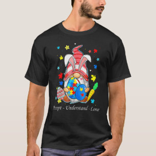 T-shirt Accepter Comprendre Amour Gnome Sensibilisation su