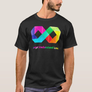 T-shirt Accepter Comprendre Amour Infini Sensibilisation à