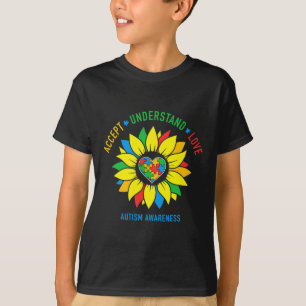 T-shirt Accepter Comprendre la Sensibilisation sur l'autis