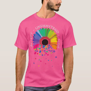T-shirt Accepter Comprendre l'amour Autisme couleur tourne