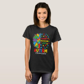 T-shirt Accepter Comprendre L'Amour Autisme Day (Devant entier)