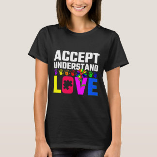 T-shirt Accepter Comprendre l'amour Sensibilisation sur l'