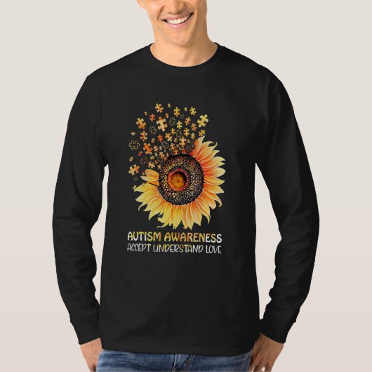 T-shirt Accepter Comprendre l'amour Sensibilisation sur l' (Devant)