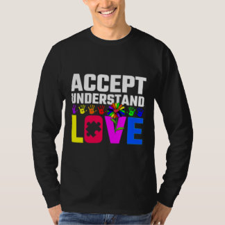 T-shirt Accepter Comprendre l'amour Sensibilisation sur l'