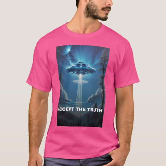 T-shirt Accepter l'affiche Vérité (Devant)