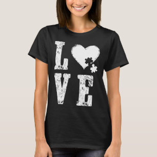 T-shirt Accepter l'amour comprendre l'autisme soutenir l'a