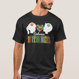T-shirt Accepter les Différences Autisme Tout-petits Sensi