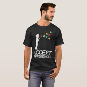 T-shirt Accepter les Différences Enfant Bulles de Puzzle A (Devant entier)