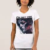 T-shirt Accepter l'individualité : Je ne suis pas vous (Devant)