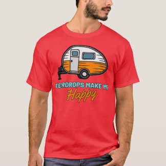 T-shirt Accessoires de Camper en Teardrop pour hommes en T