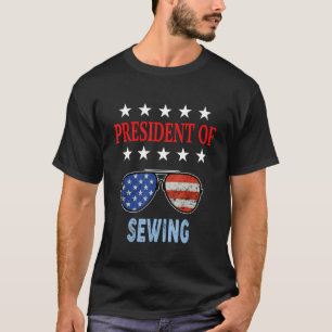 T-shirt Accessoires de couture Citation de couture de drap