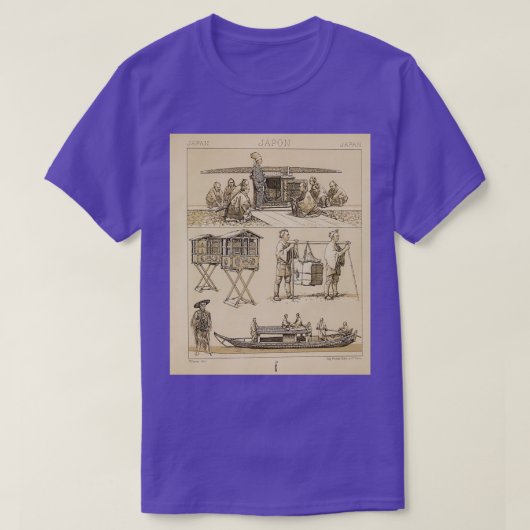 T-shirt Accessoires et natures de mode japonais traditionn (Design devant)