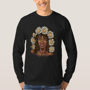 T-shirt Accessoires pour cheveux africains Fleurs Gardener