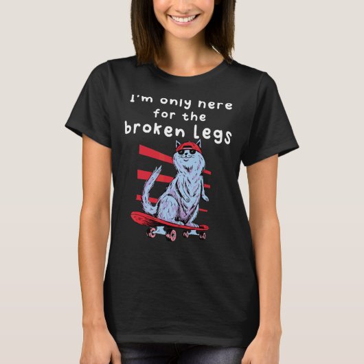T-shirt Accident de patinage (Devant)
