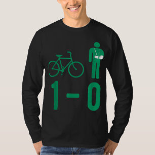 T-shirt Accident De Vélo Os Cassés 1-0 Fracture De Plâtre