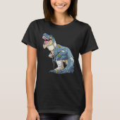 T-shirt Accident Pro Dinosaur Rex Bras Cassés Et Leg Awww (Devant)