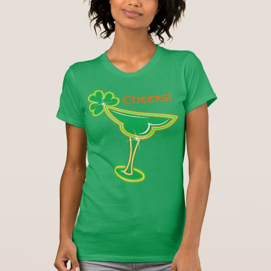 T-shirt Acclamations de margarita de shamrock ! (Devant)