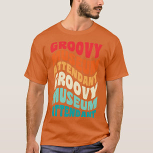 T-shirt Accompagnateur de musée Vintage rétro 60s les anné