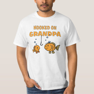 T-shirt Accompagné sur grand-père (poisson)