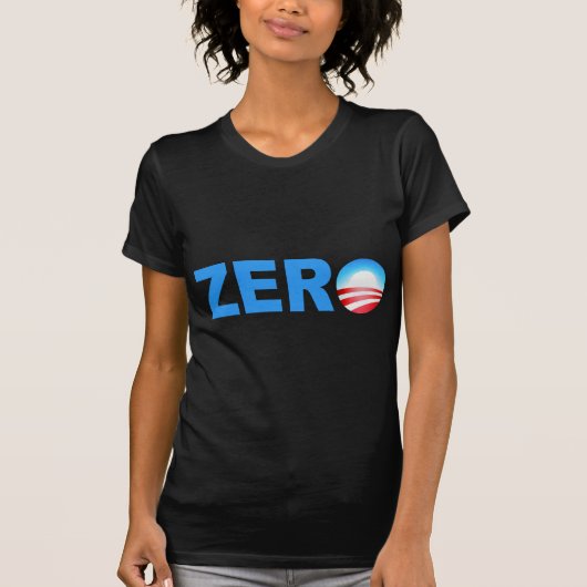 T-shirt Accomplissements zéro d'Obama (Devant)