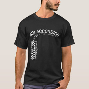 T-shirt Accordéon aérien instrument de musique