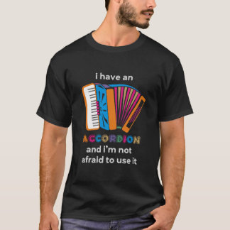 T-shirt Accordéon drôle