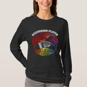 T-shirt Accordéon Joueur Art Accordioniste amusant