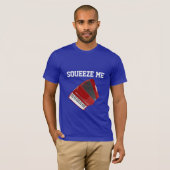 T-shirt Accordéon rouge - Squeeze Me, (Devant entier)