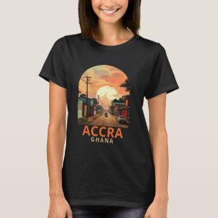 T-shirt Accra Voyage D'Aventure Exploration Vacances Acc