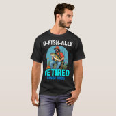T-shirt Accro à la pêche (Devant entier)