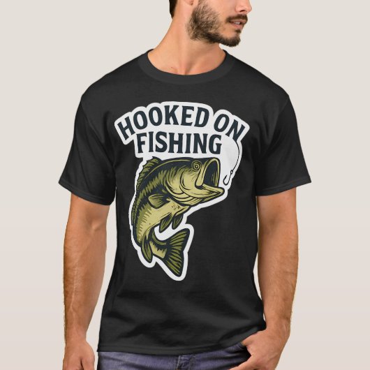 T-SHIRT ACCRO À LA PÊCHE (Devant)