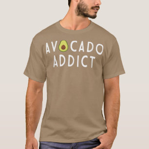 T-shirt Accro à l'avocat Amateur de guacamole sainte Végét