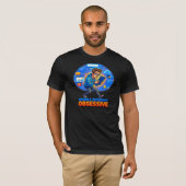 T-shirt Accro à l'Internet mobile (Devant entier)