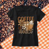 T-shirt Accro au café.