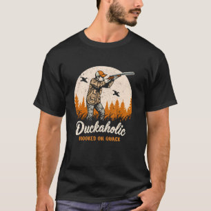 T-shirt Accro au canard Duckaholic Chasse au canard drôle