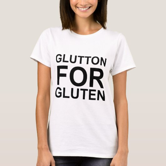 T-shirt Accro au gluten (Devant)