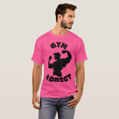 T-Shirt Accro au Gym (Devant entier)