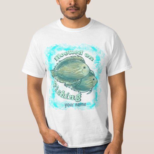 T-shirt Accro au Pêche (Devant)